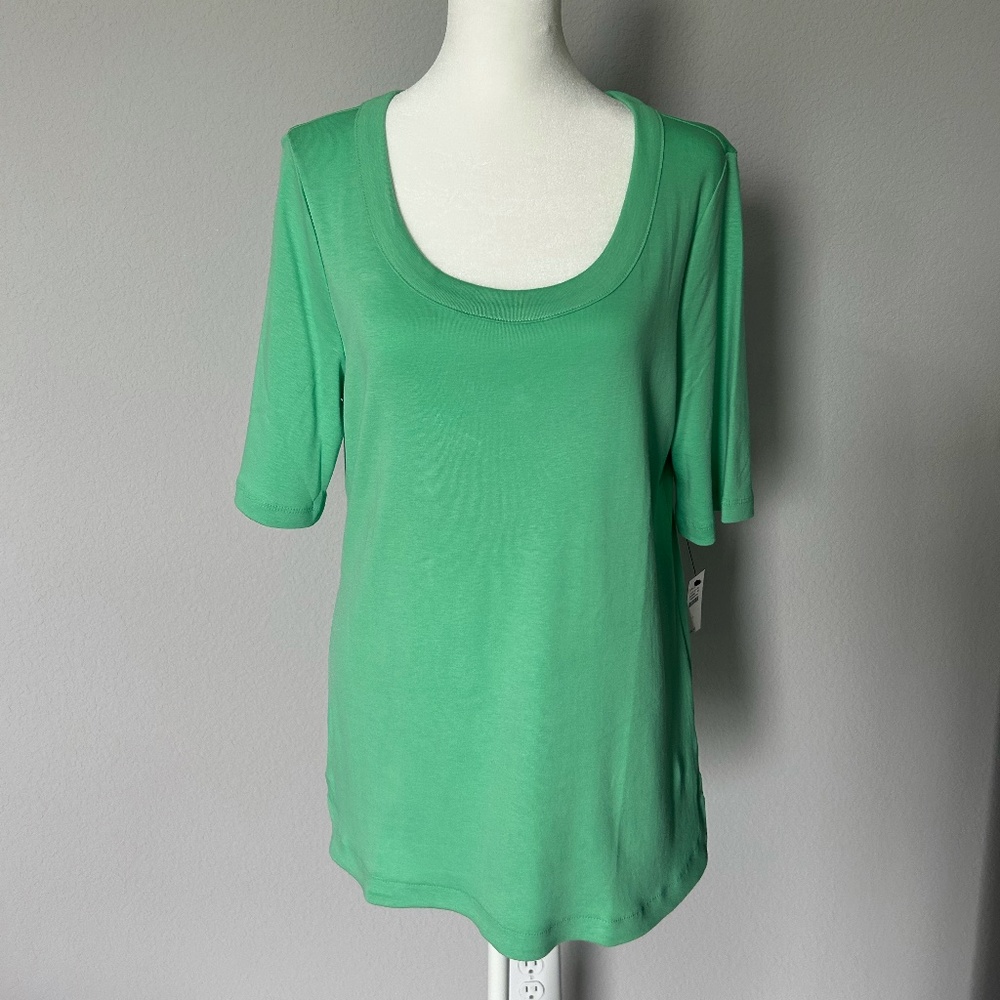 NWT!  Talbots green t-shirt